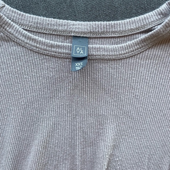 Alya Ribbed Long Sleeve Top - Picture 2 of 2